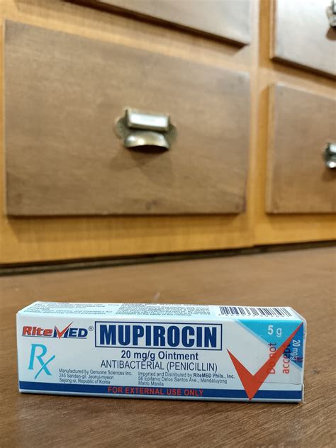 Mupirocin Ritemed 20mg G Ointment 5g Meds For All