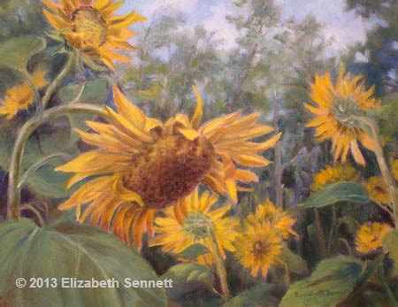 Elizabeth Sennett Oil Painting Demonstration | The Haddams, CT Patch