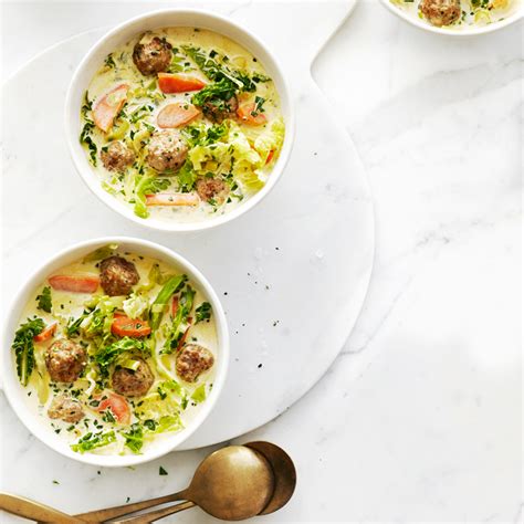 Savoy Cabbage Soup with Tiny Meatballs Recipe – Sunset Magazine