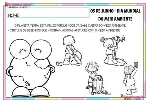 Atividades Sobre Meio Ambiente Educa O Infantil