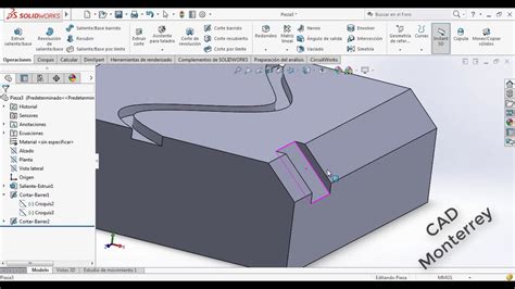 Solidworks Corte Barrido Youtube