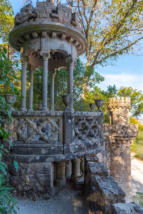 Guardian Gate At Quinta Da Regaleira Palace In Sintra Portugal