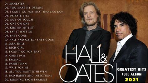 Daryl Hall & John Oates Greatest Hits Full Album 2021 - Hall & Oates ...