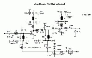 Rf 15W – 30W power amplifier KT922, KT930, KT934 - Amplifier_Circuit ...