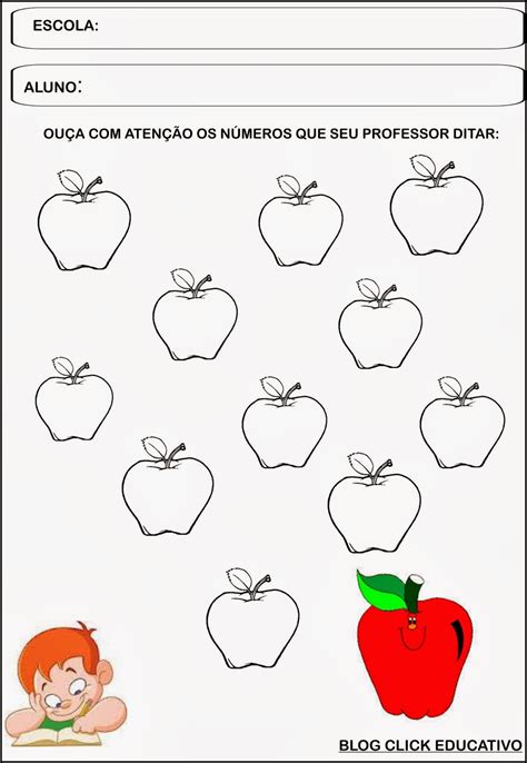 Ditado De N Meros Clicks Educativos