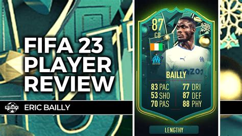 87 WINTER WILDCARDS ERIC BAILLY PLAYER REVIEW FIFA 23 ULTIMATE TEAM