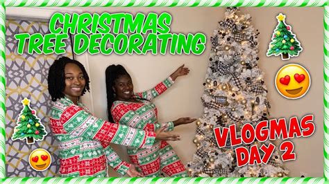 Vlogmas 2022 Day 2 Christmas Tree Decorating Youtube