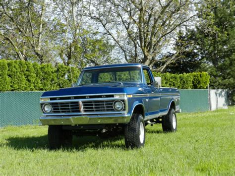 1975 Ford F 250 Ranger Xlt 4x4 Highboy Rare Classic Trucks Take A Look