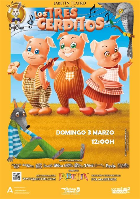 Teatro Infantil Los Tres Cerditos Malaguear