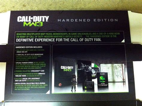 Call Of Duty Modern Warfare 3 Hardened Edition Contents Revealed