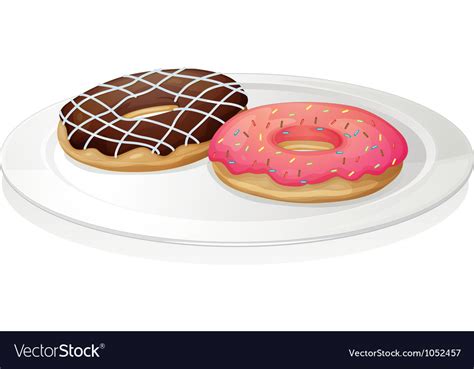 Donut Royalty Free Vector Image Vectorstock