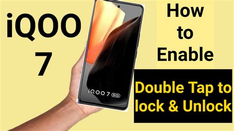 Iqoo 7 Double Tap To Lock Unlock Feature YouTube