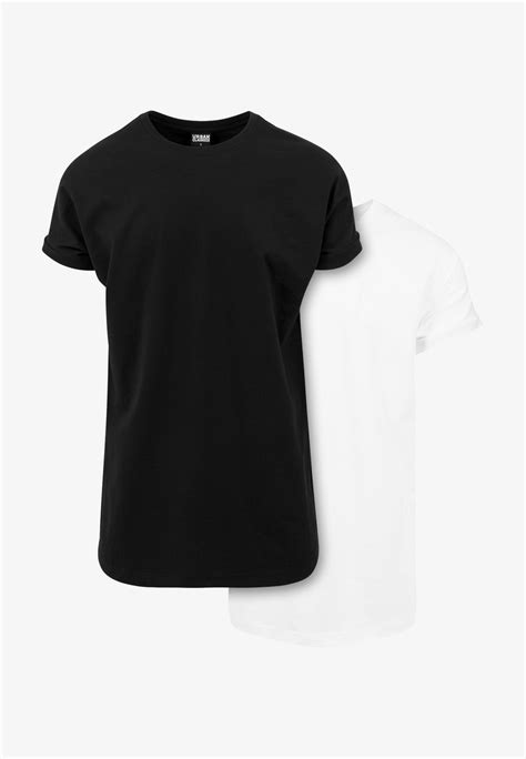 Urban Classics 2 Pack T Shirt Basic Black Whitenero Zalandoit