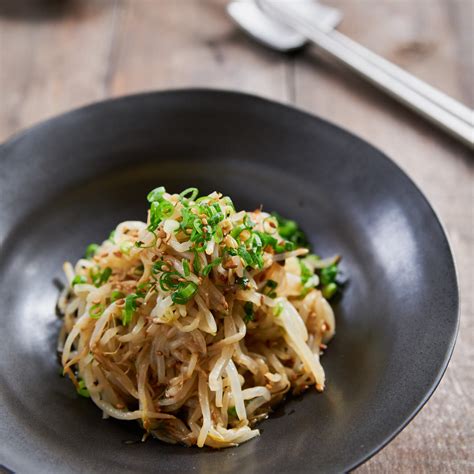 Sukju Namul Korean Bean Sprout Salad Norecipes Elevating Everyday