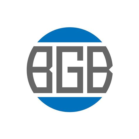 Dise O De Logotipo De Letra Bgb Sobre Fondo Blanco Concepto De