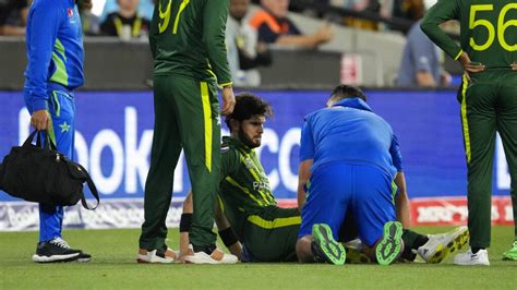 T20 World Cup Final Shaheen Shah Afridi Hobbles Off The Field After