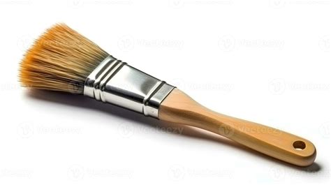 Small Paint Brush Isolated On White Background Studio Shot 23522811