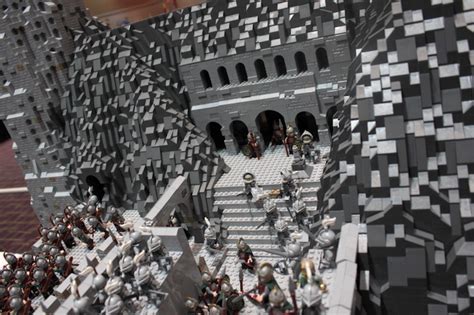 Amazing Lego Recreation Of Lord Of The Rings Helm S Deep Battle