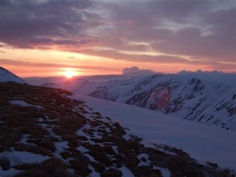 Fotos gratis montaña nieve invierno nube cielo amanecer puesta