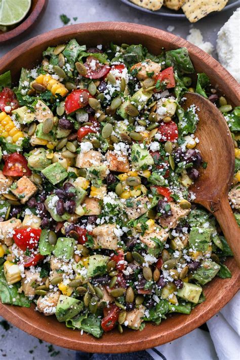 Loaded Bbq Chicken Salad With Cilantro Lime Dressing Artofit