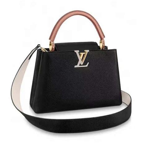 Louis Vuitton Lv Women Capucines Mini Handbag Jewel Tone Taurillon