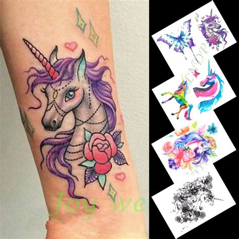 Su Ge Irmez Ge Ici D Vme Etiket Unicorn Kelebek Karikat R Hayvan B Y K