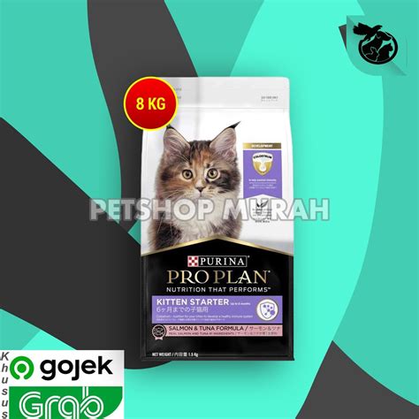 Jual Gosend Proplan Makanan Anak Kucing Pro Plan Kitten Starter Salmon