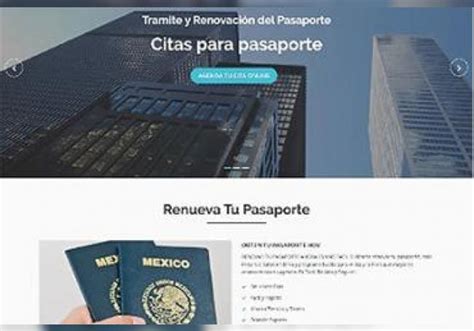 Alertan De Sitio Web Fraudulento Que Ofrece Tramitar El Pasaporte