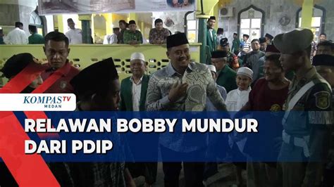 Sejumlah Relawan Bobby Nasution Mundur Dari PDI Perjuangan YouTube