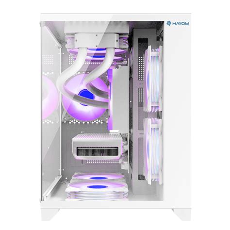 Gabinete Gamer Hayom GB1791 Branco Crystal Informática