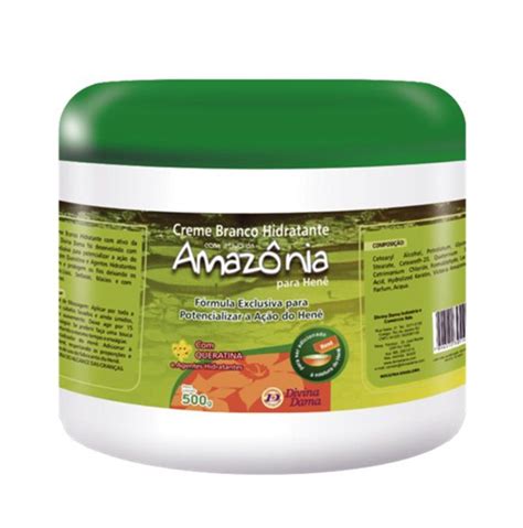 Creme Branco Hene Amazonia 01x500gr Divina Dama Incolor BELEVISU