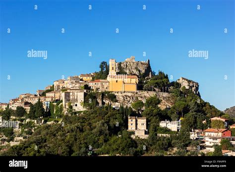 Eze - historic village in France Stock Photo - Alamy