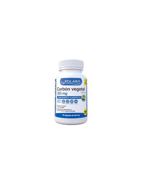 CARBON VEGETAL ACTIVADO 300 MG 50 CAPS POLARIS