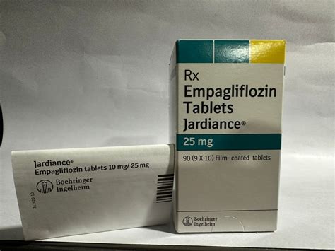 Empagliflozin Tablets Jardiance Boehringer Ingelheim Packaging