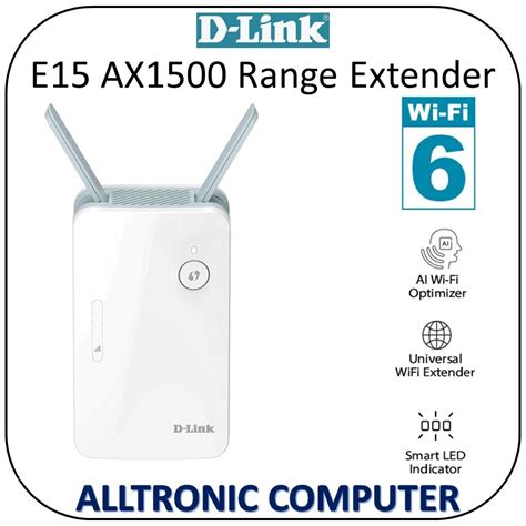 D Link E15 Eagle Pro AI AX1500 Smart Wireless WiFi 6 Mesh Range