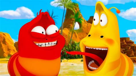 Larva Fun At The Beach Cartoons Comics Larva Official Youtube