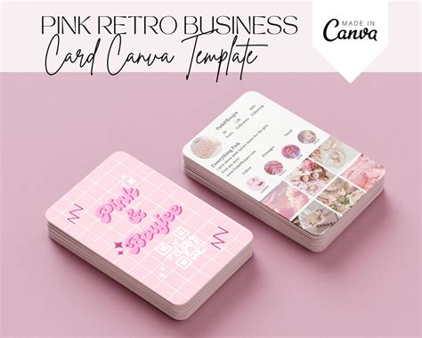 Business Cards Diy Business Card Template Retro Business Cards Lash Beauty Business Cards