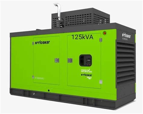 125 Kva Kirloskar Silent Diesel Generator Cpcb 4 At Rs 1501030