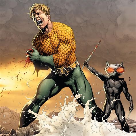 Aquaman VS Black Manta By Gary Frank Nathan Eyring Comic