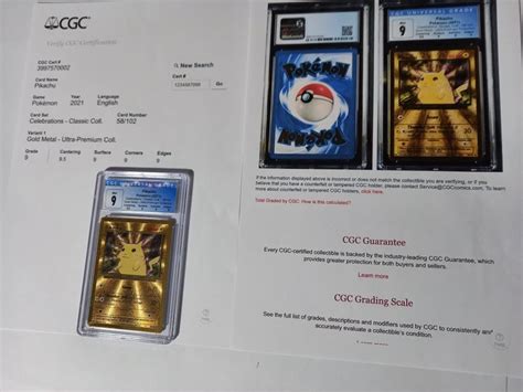 Gamefreak Pokémon Graded Card Pikachu Gold Metal 2021 Catawiki