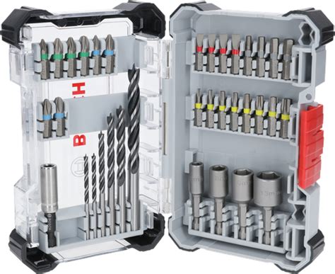 Extra Hard Schrauberbit Und PRO Wood Bohrer Set 35tlg Bosch