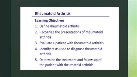 Solution Rheumatoid Arthritis Studypool