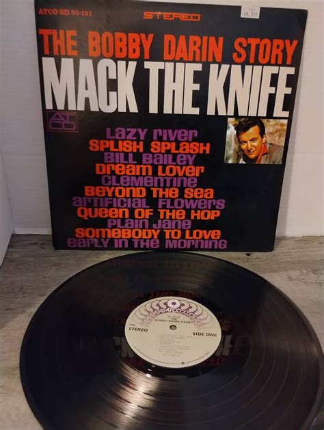 The Bobby Darin Story Mack The Knife Record ATCO Records SD Etsy