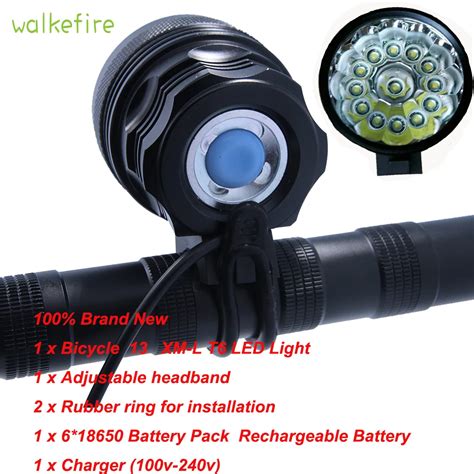 Walkifre Hohe Lumen Farben X Xml T Led Wiederaufladbare Fahrrad