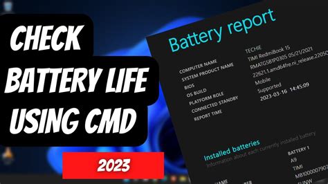 How To Check Battery Health Of Any Laptop Without Using Software EASY