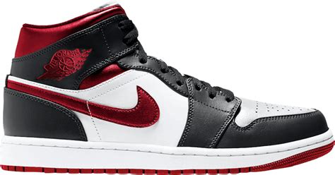 Air Jordan 1 Mid Metallic Red 554724 122 Sneaker Squad