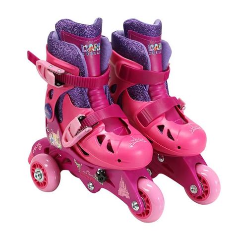 Playwheels Princess Glitter Junior Size 6 9 Convertible Roller Skates