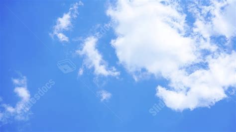 Blue White Sky Clouds And Powerpoint Background For Free Download ...