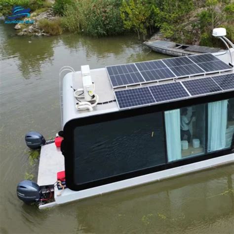 Allhouse Houseboat Salvage Lift Aluminum Pontoon River Fishing House