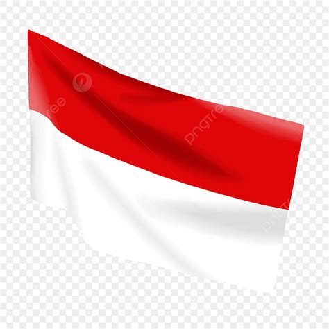 Bendera Indonesia Bendera Merah Putih Merah Putih Berkibar Ilustrasi